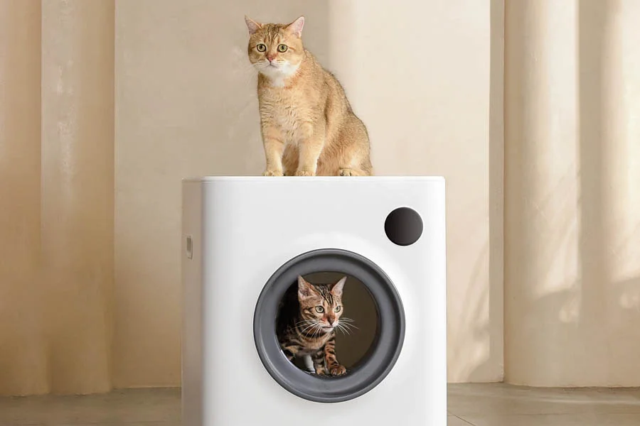 litter box with tray